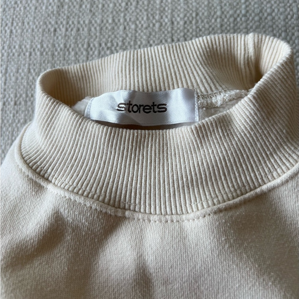 Storets Cream Ruffle Sweatshirt - Picture 2 of 2
